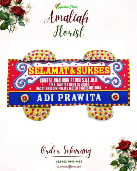 Papan Bunga Ucapan Selamat Kutawargi